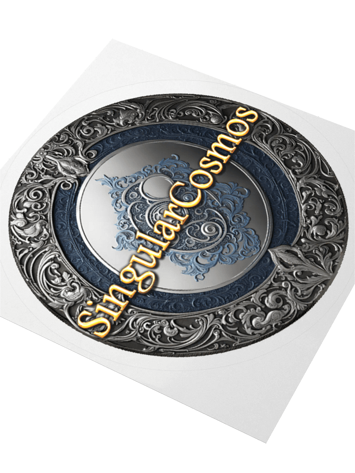 Singular Cosmos White Kiss Cut Sticker product image (2)