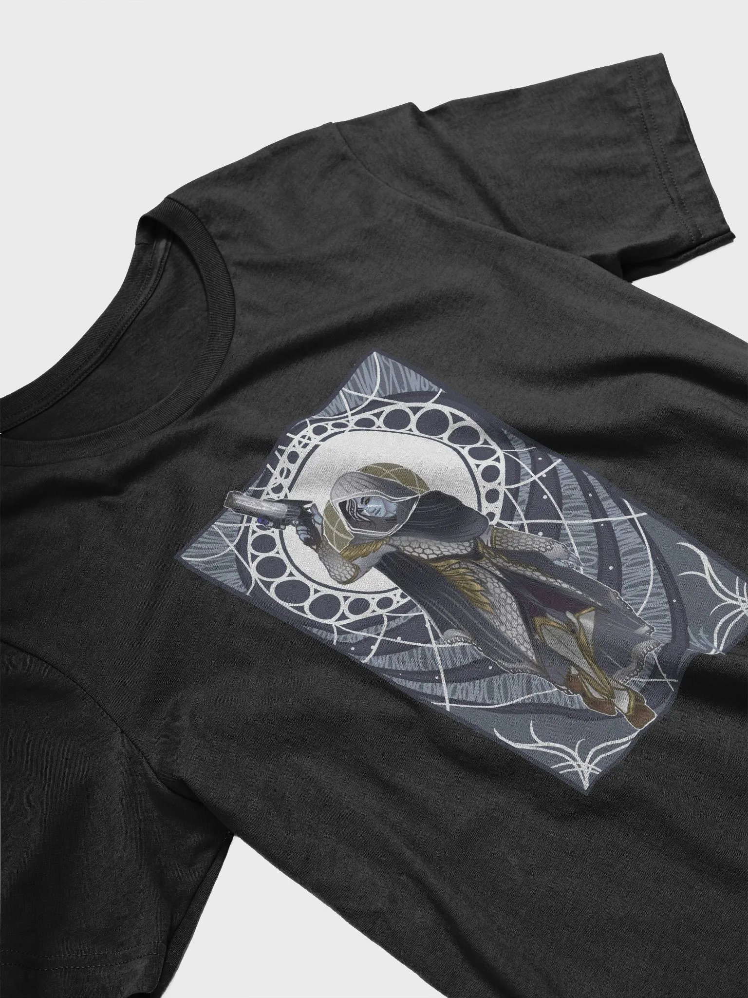 Art Nouveau Crow Bella+Canvas Supersoft T-Shirt product image (4)