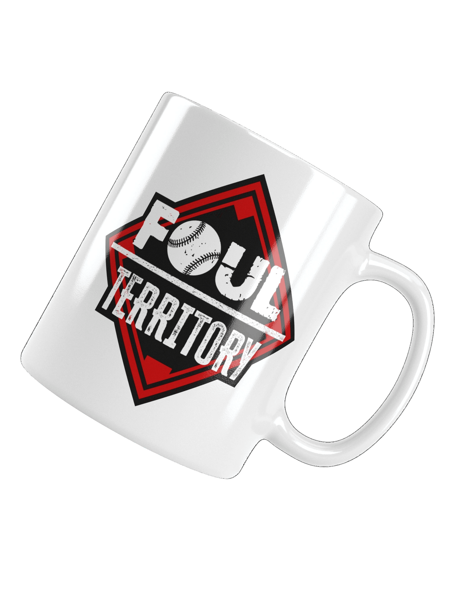 Foul Territory Glossy White Mug product image (4)