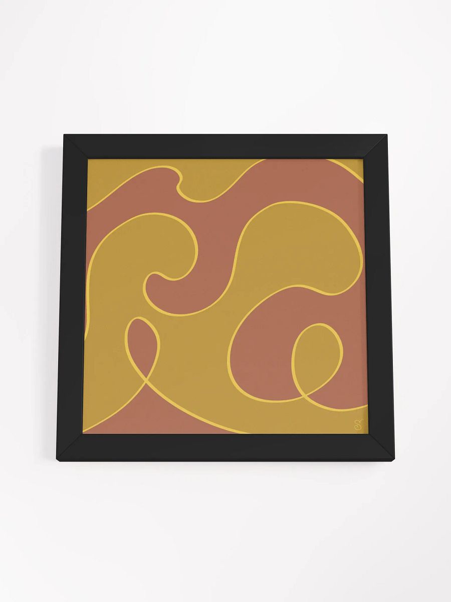 Flowing Harmony Framed Art Print - Abstract Composition No. 5 product image (49)