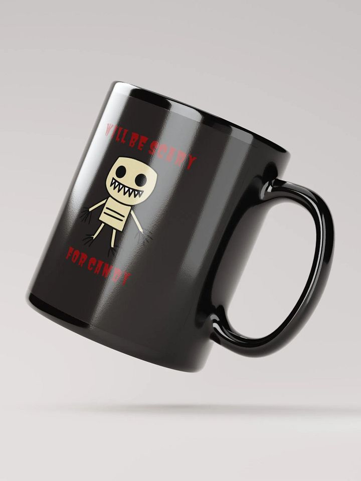 Skeletal Smiles Black Glossy Mug product image (2)