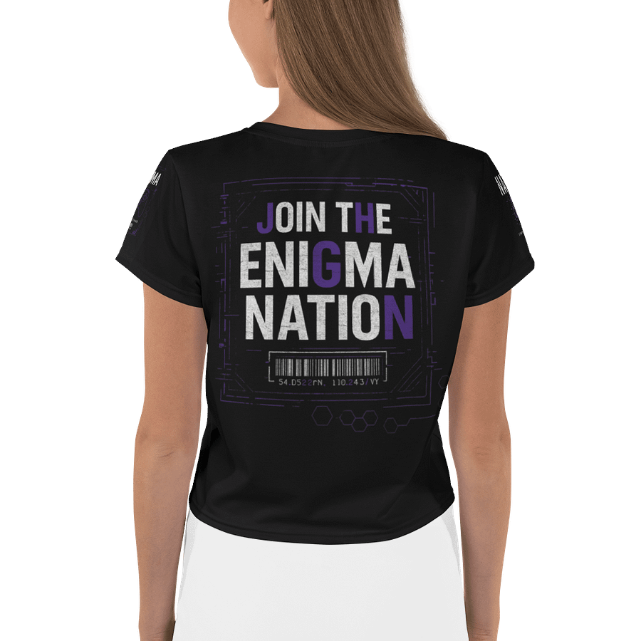 Enigma Nation Crop Graphic Tee 2 product image (2)
