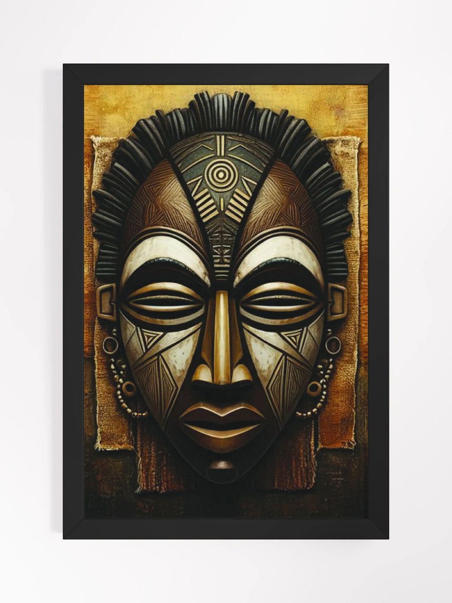 African Heritage Matte Framed Mask Poster product image (1)