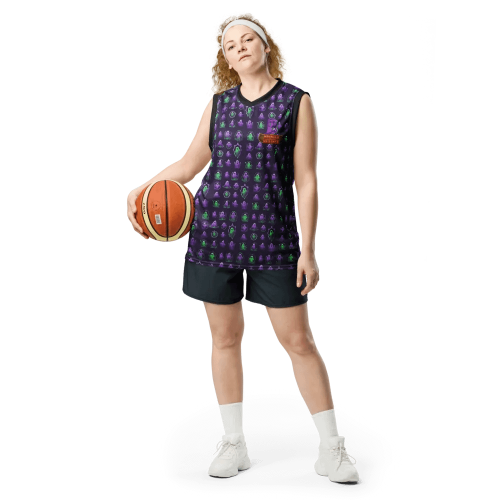 Haunted Heathen 666 Basketball Jersey product image (4)