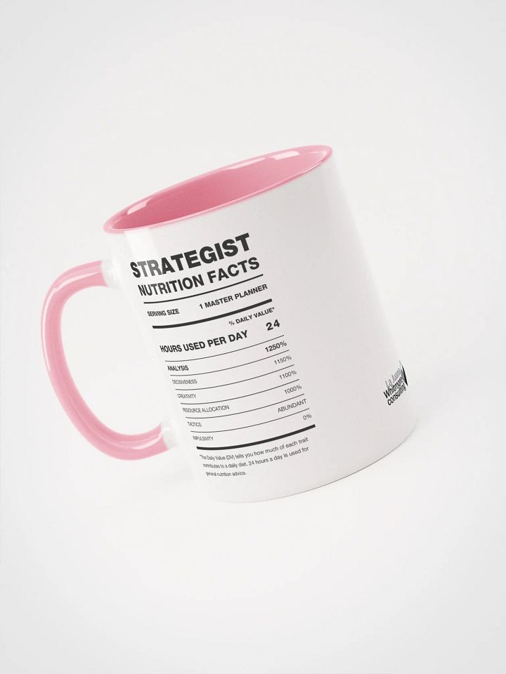 STRATEGIST Nutrition Facts Ceramic Mug product image (1)