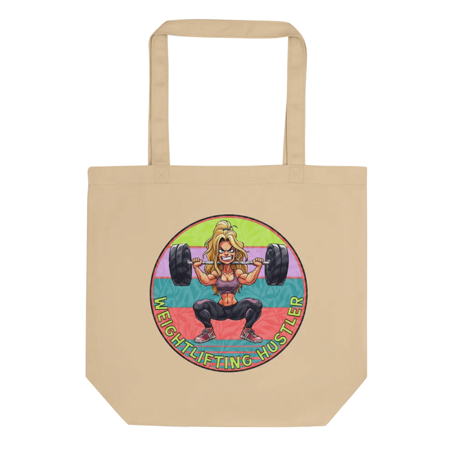Weightlifting Hustler Female Strength Eco Tote product image (1)