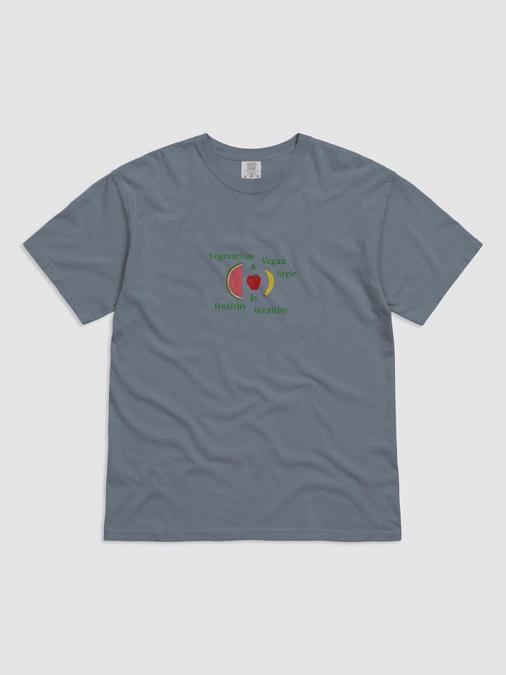 Healthy Wealthy Vegetarian T-Shirt product image (1)