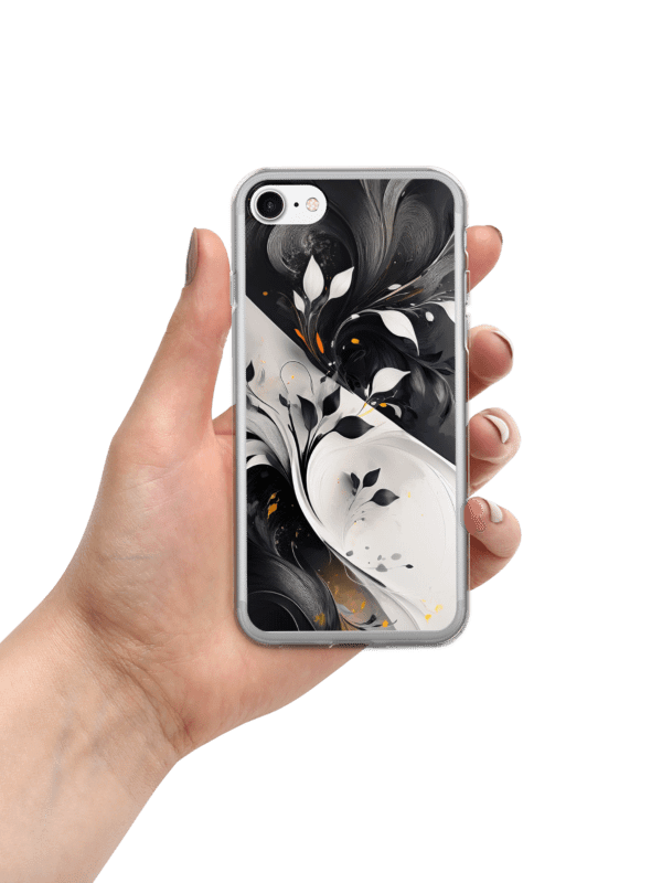 Swirling Leaves iPhone Clear Case iphone 7 to 16 product image (5)