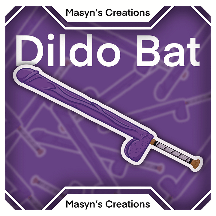 Dildo Bat Sticker product image (1)