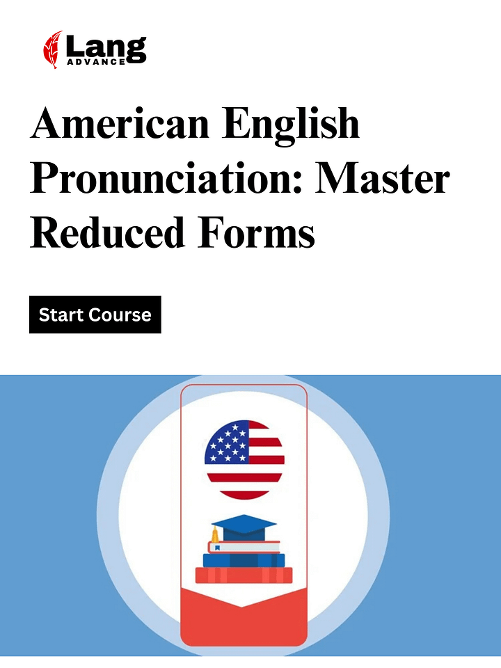 American English Pronunciation: Master Reduced Forms product image (1)