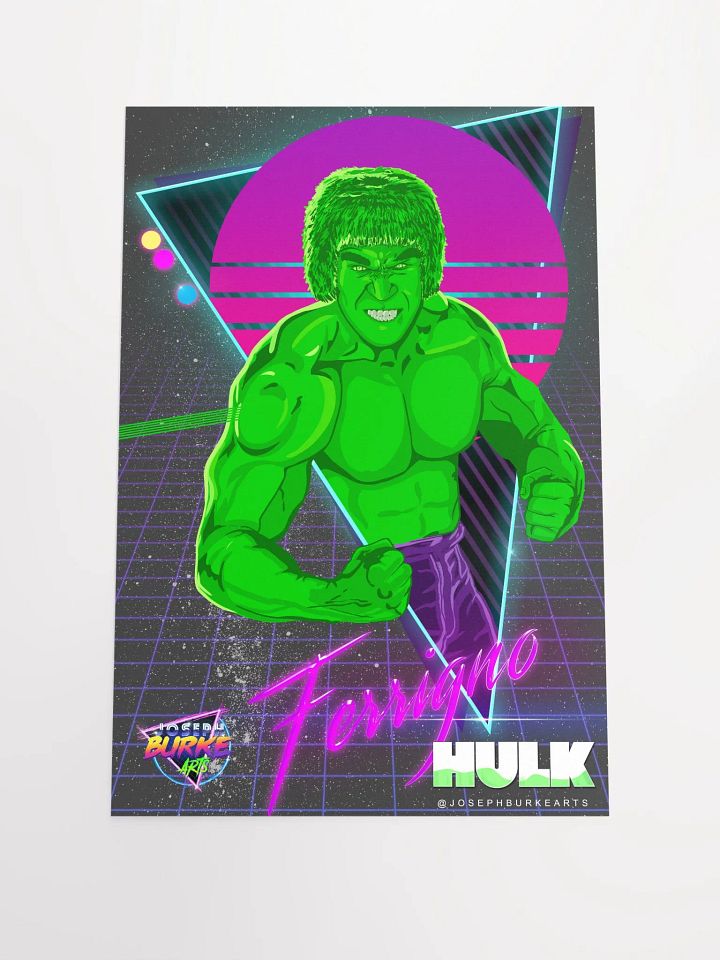 Lou Ferrigno Hulk 12x18 Fine Art Print product image (1)