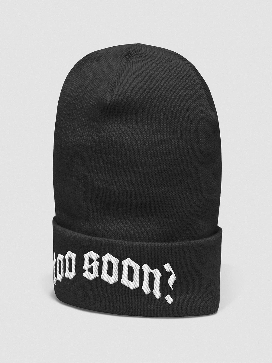Too Soon Launch Cuffed Beanie product image (21)
