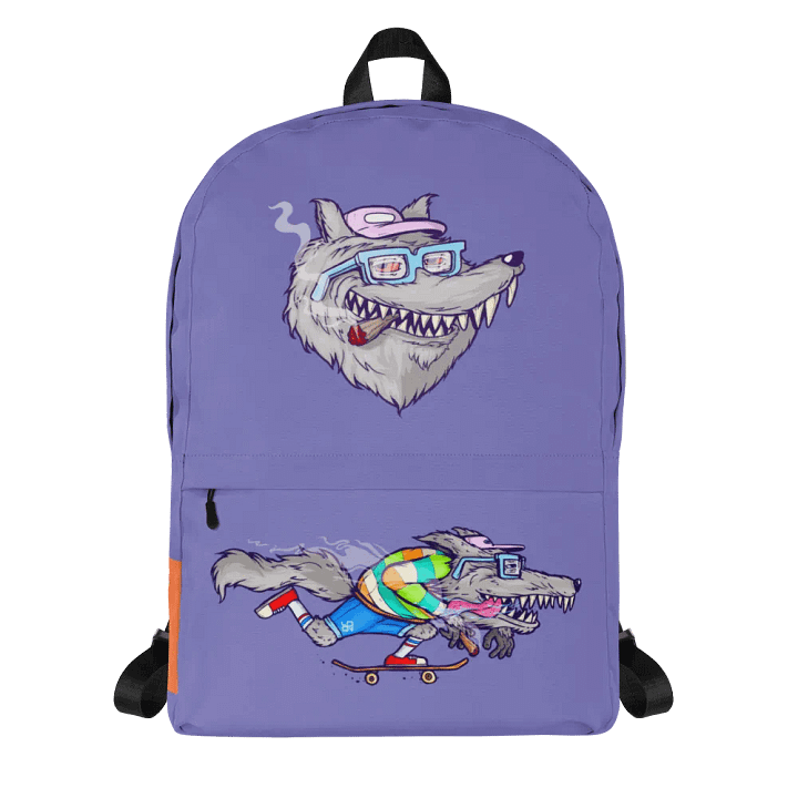 Young Wolf And Free Backpack product image (2)