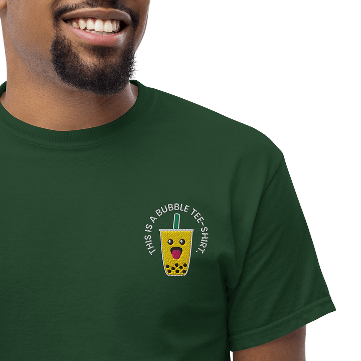 Embroidered Bubble Tea T-Shirt product image (1)