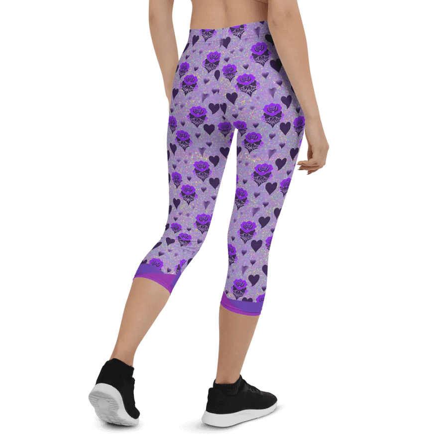 Shadowheart Bloom Iridescent Capri Leggings product image (3)