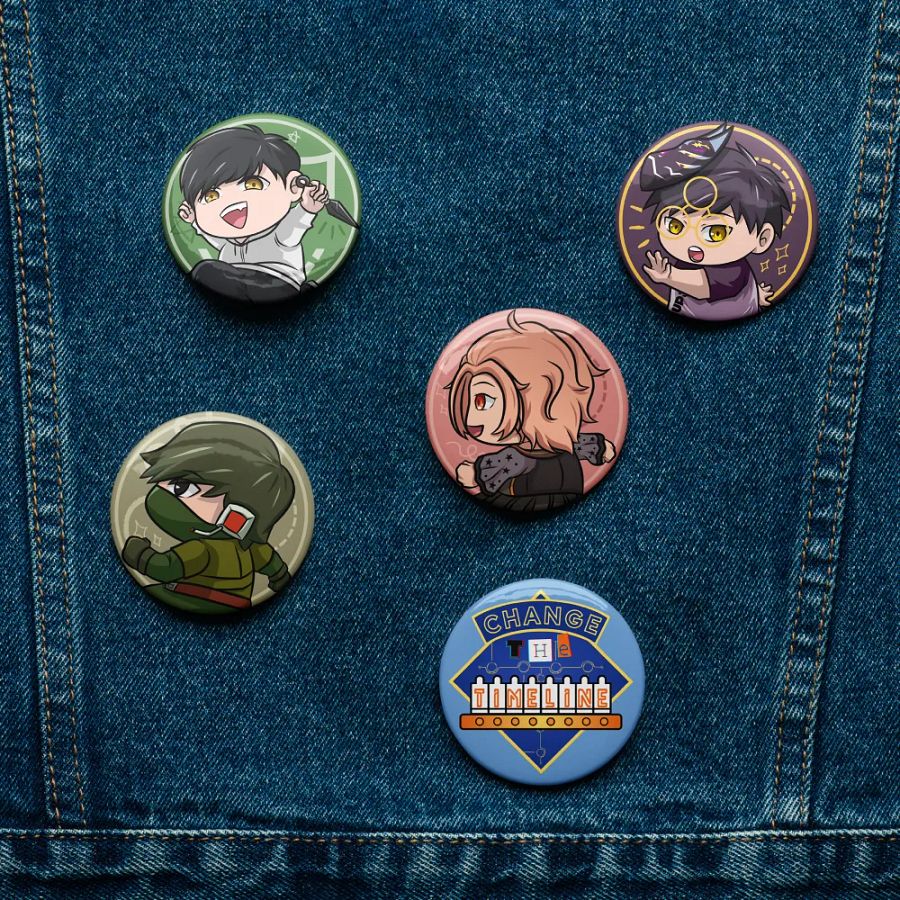 Nanaten & Friends Pin Button Set product image (11)
