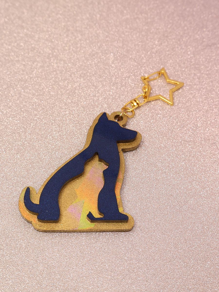 Doggo and Holo Catto Keychain product image (2)