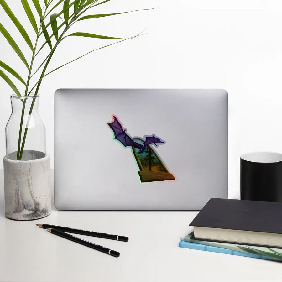 Dragon Plane Meld - Holographic Sticker product image (10)