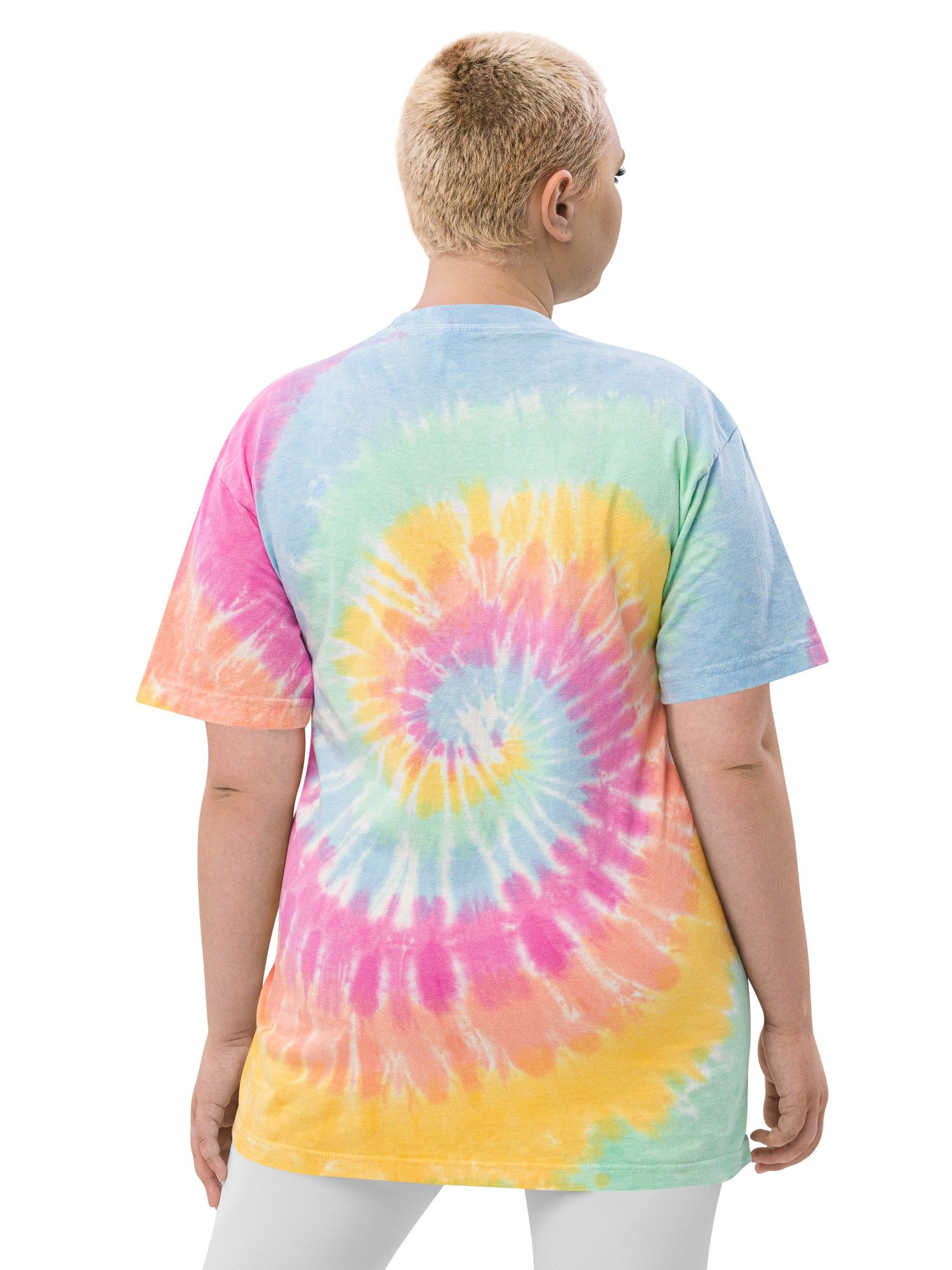 Bród Meaning Pride - Tie-Dye Embroidered Irish / Gaeilge T-shirt for PRIDE 🏳️‍🌈 product image (8)