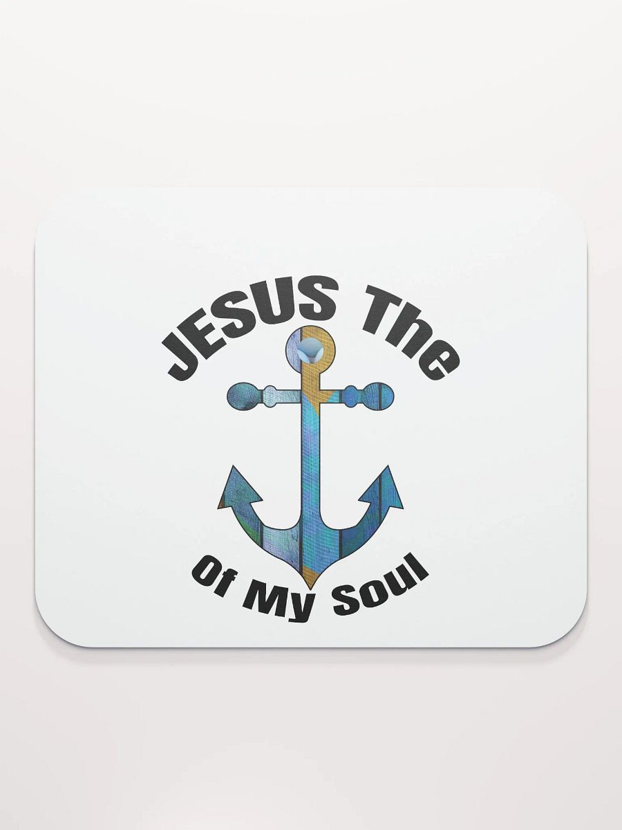 Nautical Luxe Anchor Mouse Pad product image (2)
