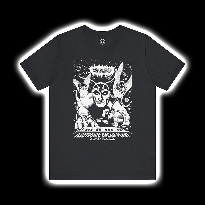 EDP Wasp T-Shirt - Electronic Dream Plant (Vintage Analog Synthesizer) WHITE PRINT product image (1)