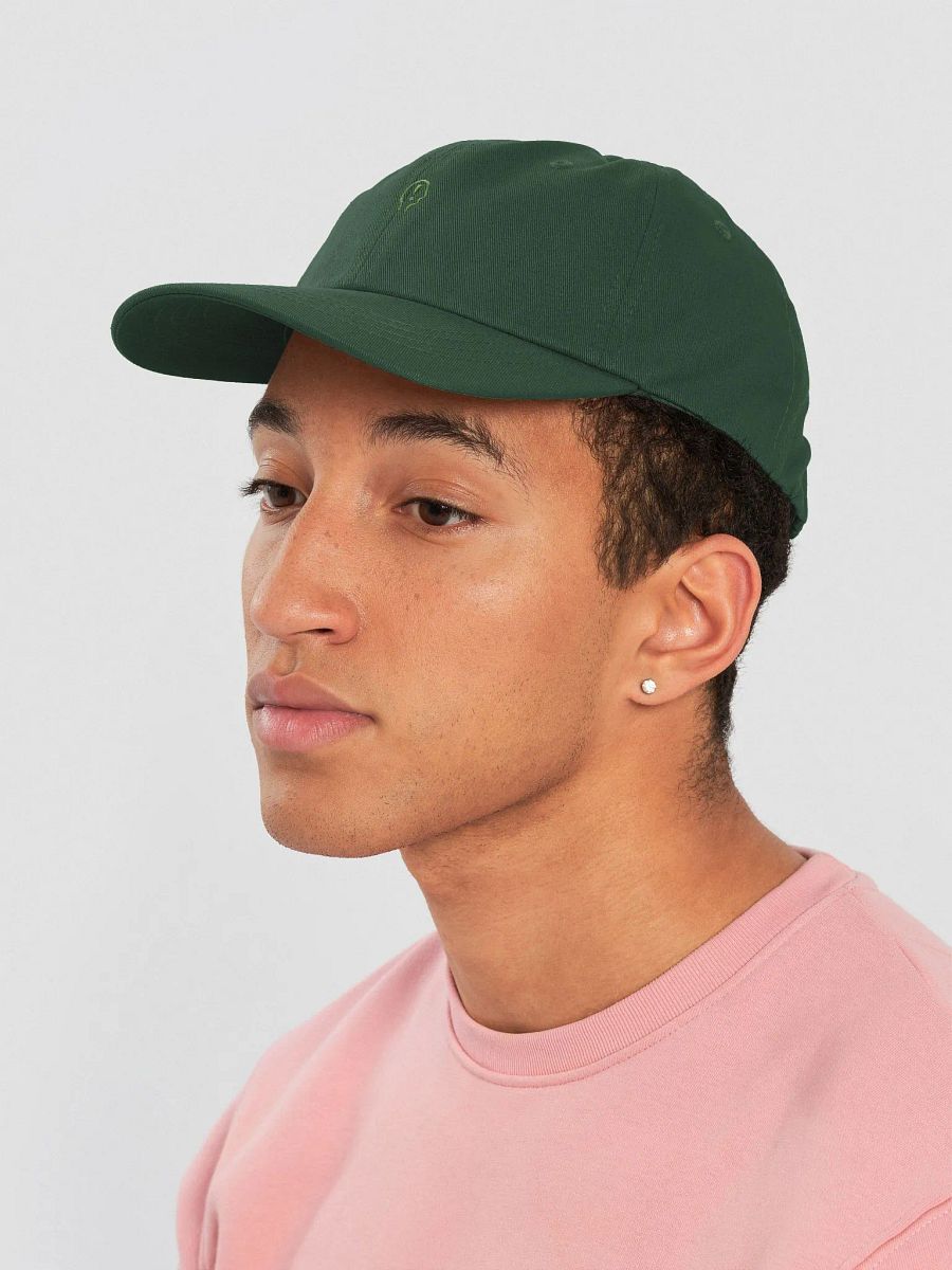 EXCLAIMING MENTALLY (sm. design, light green thread) classic dad hat product image (55)