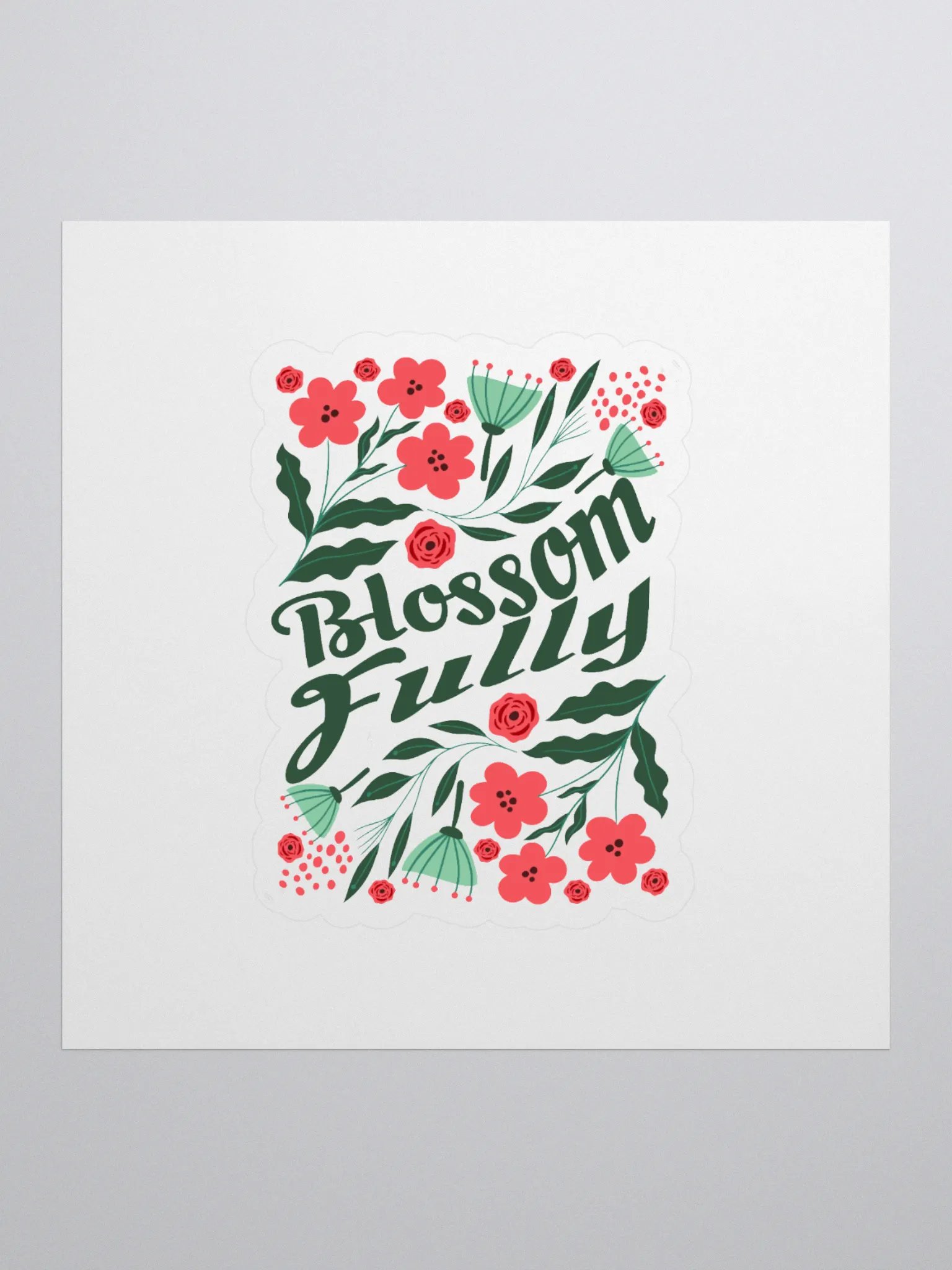 Blossom Fully Kiss Cut Stickers product image (1)