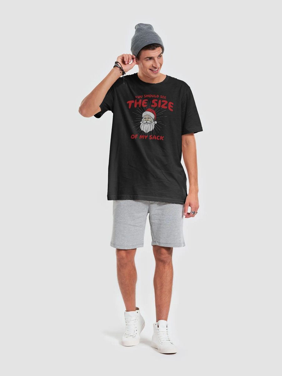 You Should See The Size of My Sack Funny Christmas Santa T-Shirt product image (6)