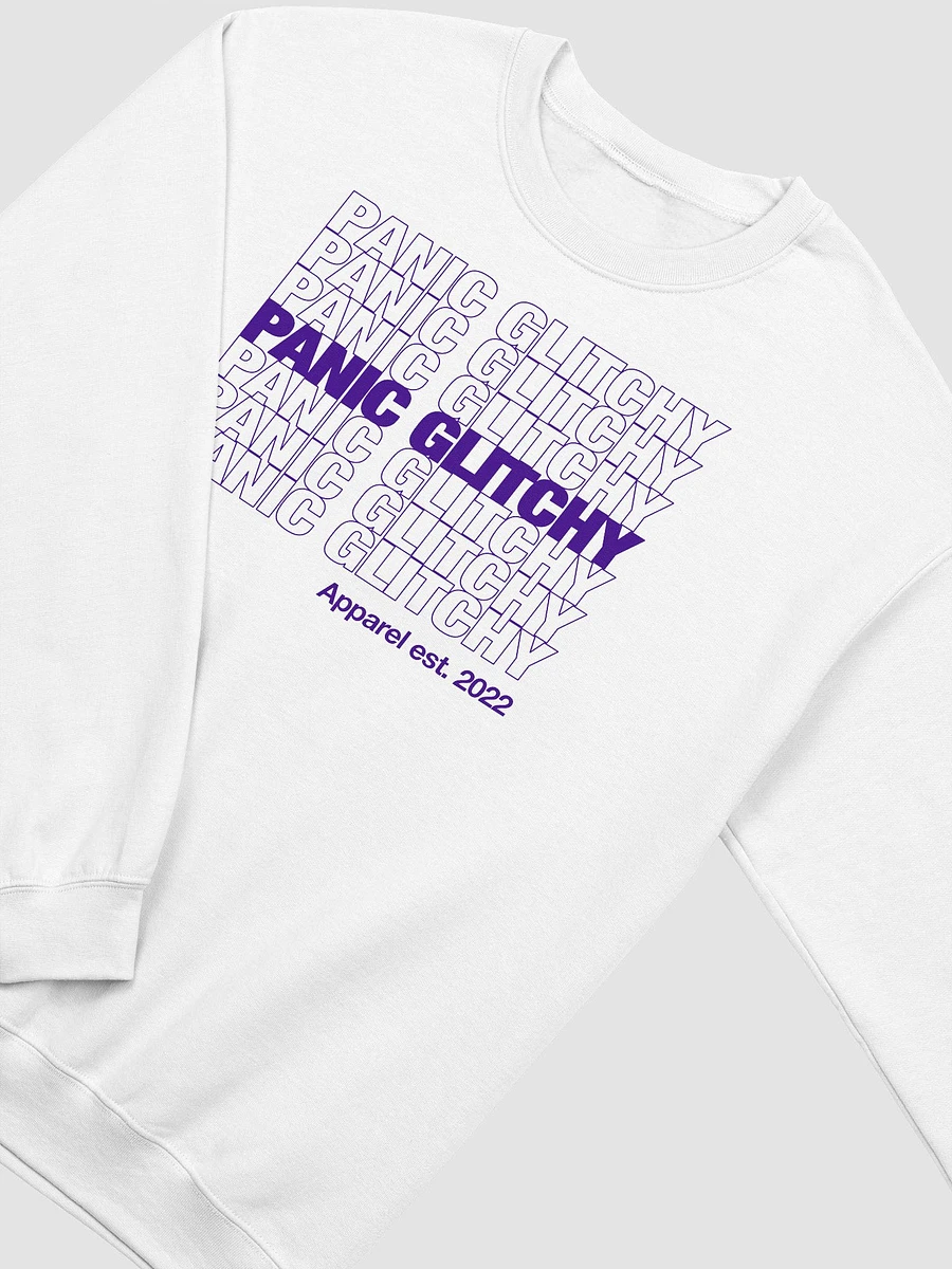 My sister made me do this Panic Glitchy Grocery Sweatshirt product image (3)