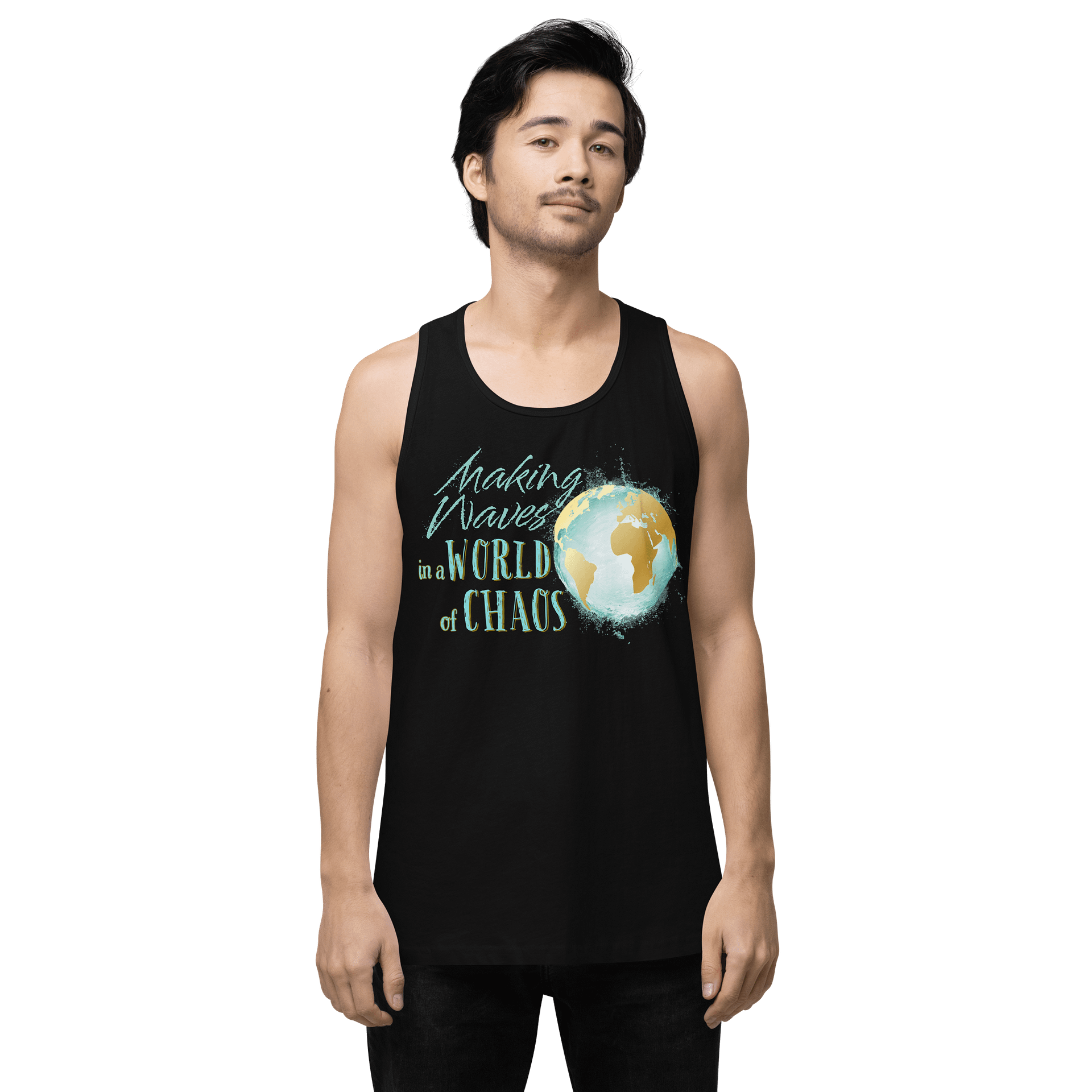 Making Waves In a World of Chaos Men's Tank Top product image (3)