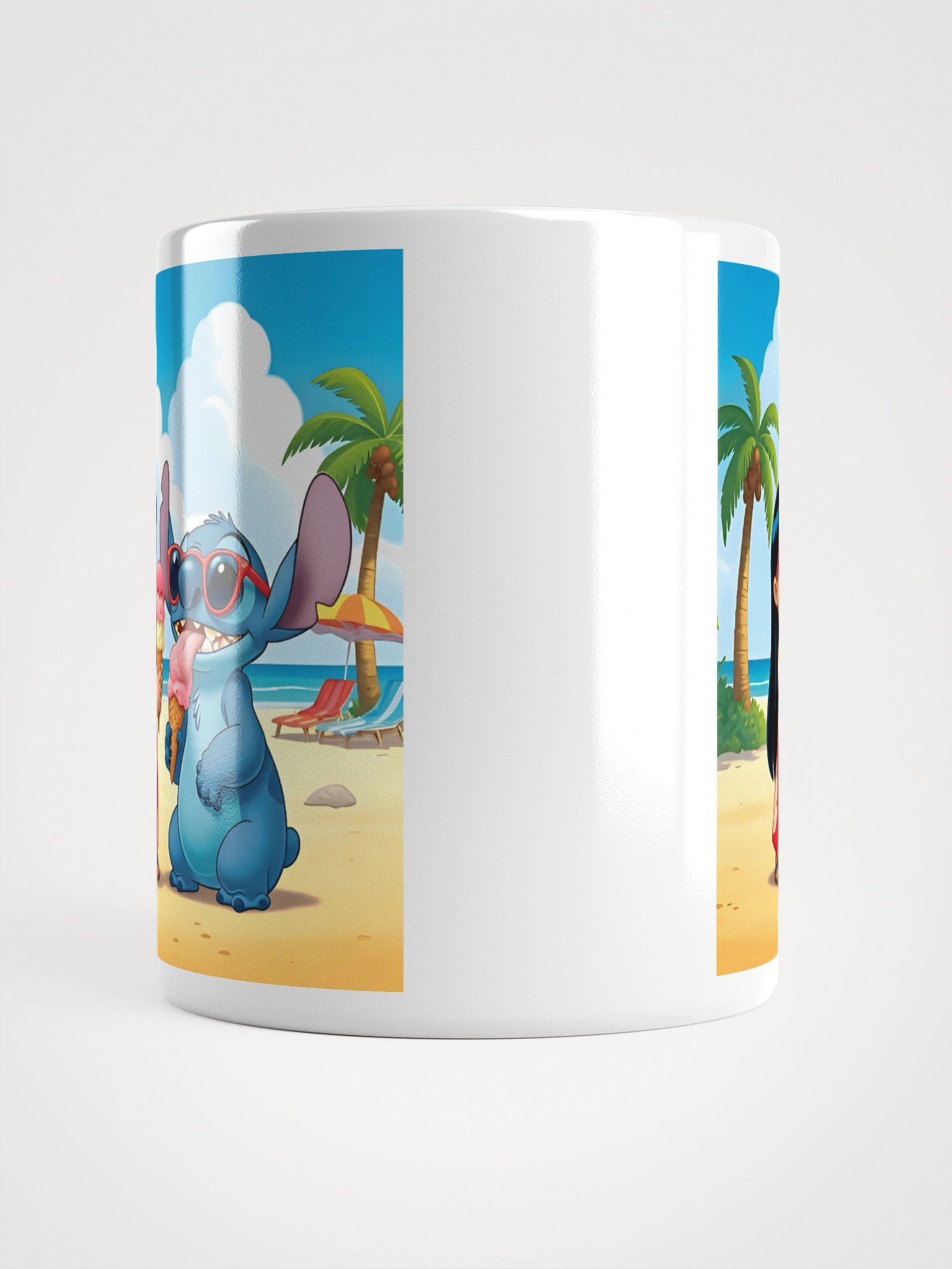White Glossy Mug Lilo & Stitch product image (6)