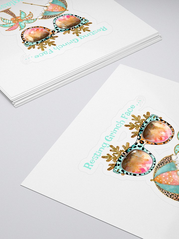 Resting Beach Face Sticker Set product image (2)