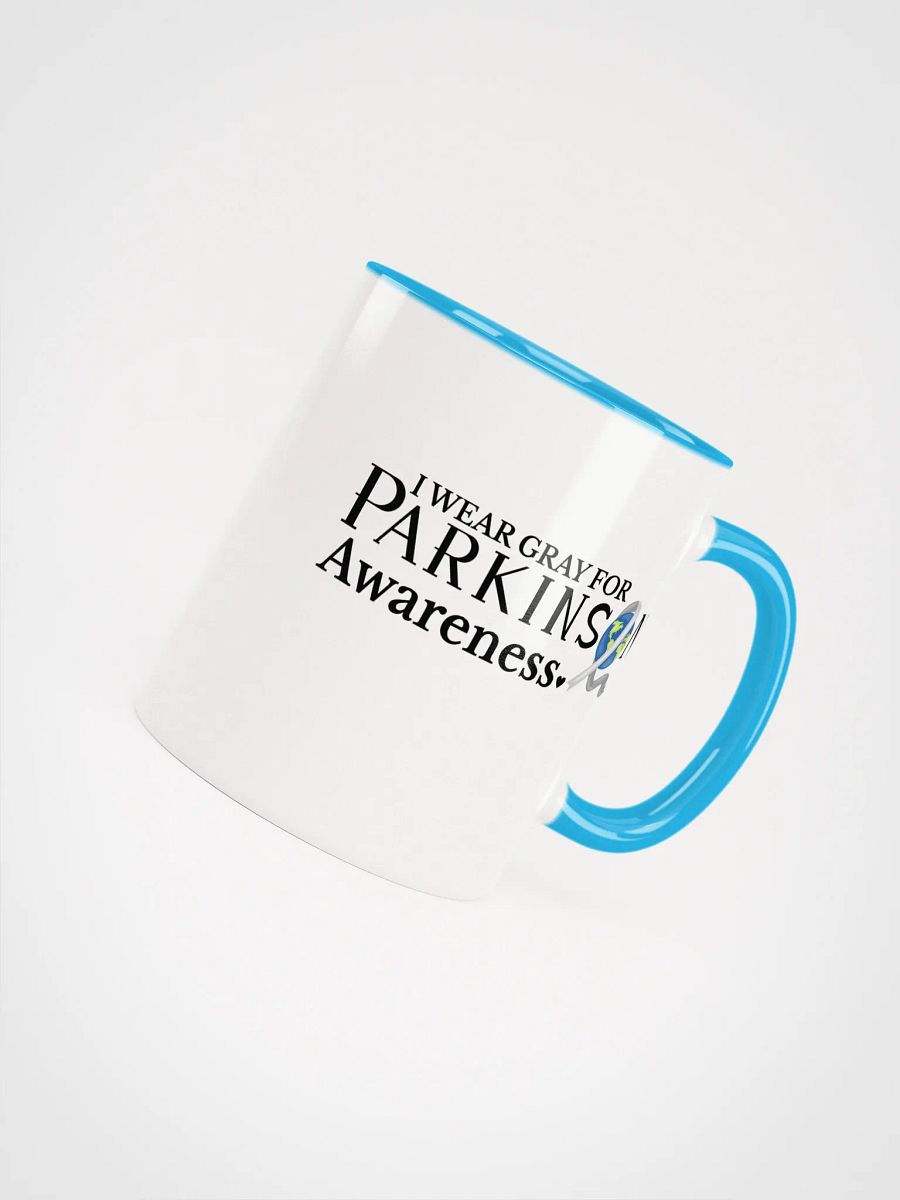 I Wear Gray For Parkinson`s Awareness, Ceramic Mug product image (4)
