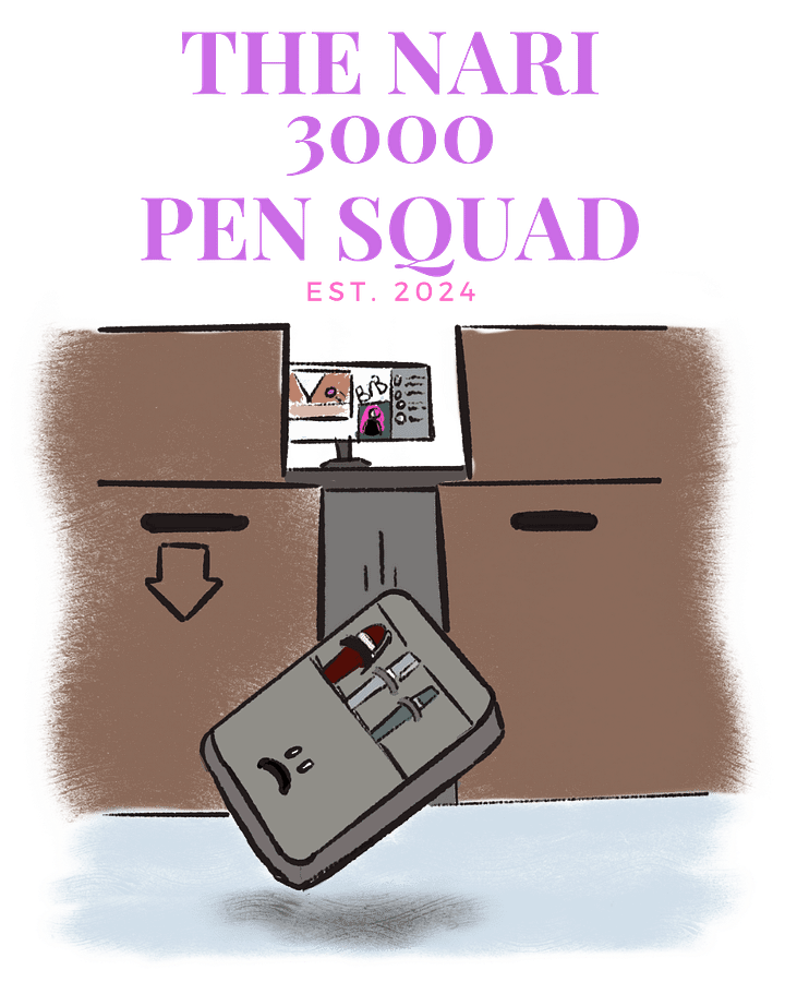 The Nari 3000 Pen Squad (with text) Mug product image (2)