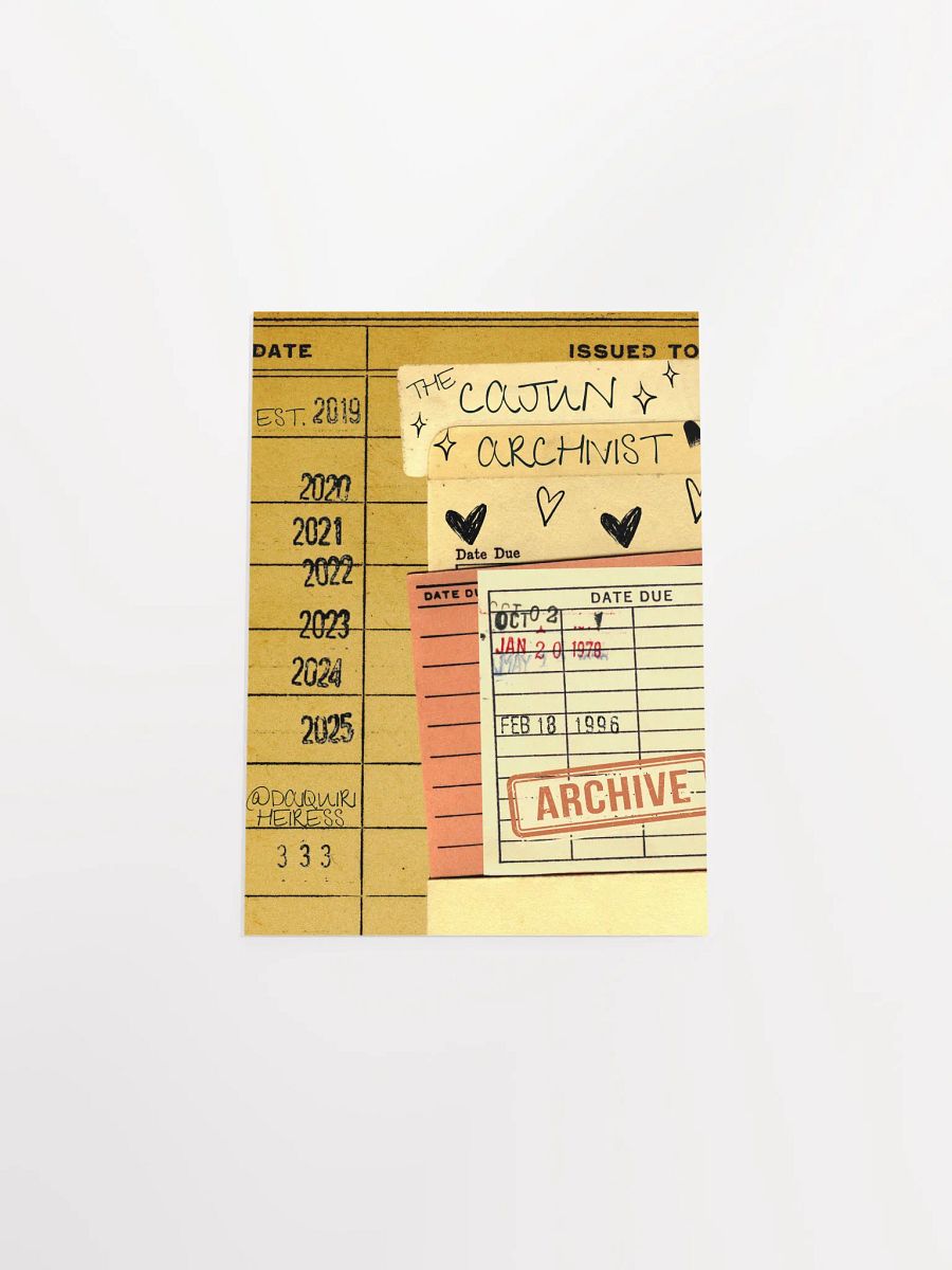 THE CAJUN ARCHIVIST PRINT product image (24)