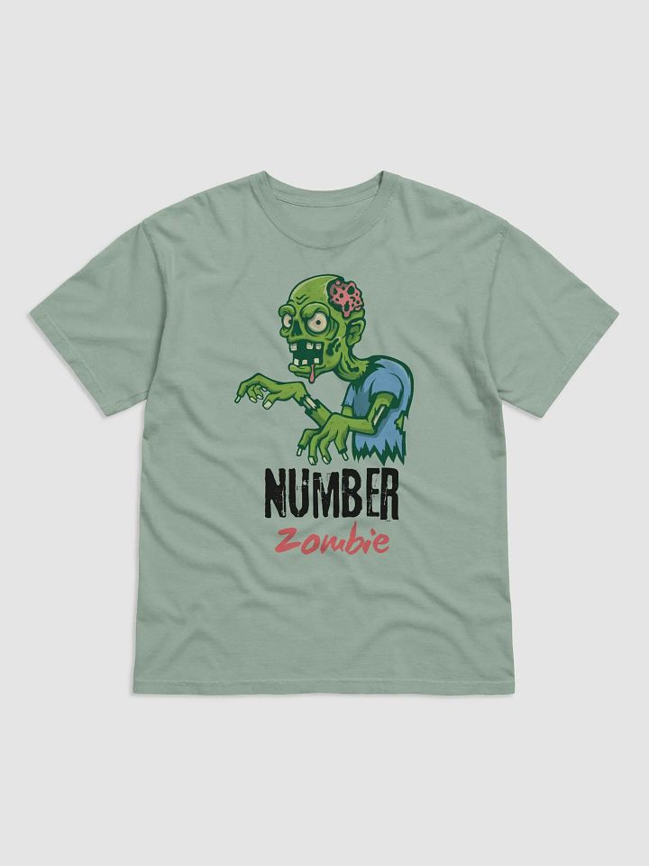 Number Zombie Decay Cartoon T-Shirt product image (1)