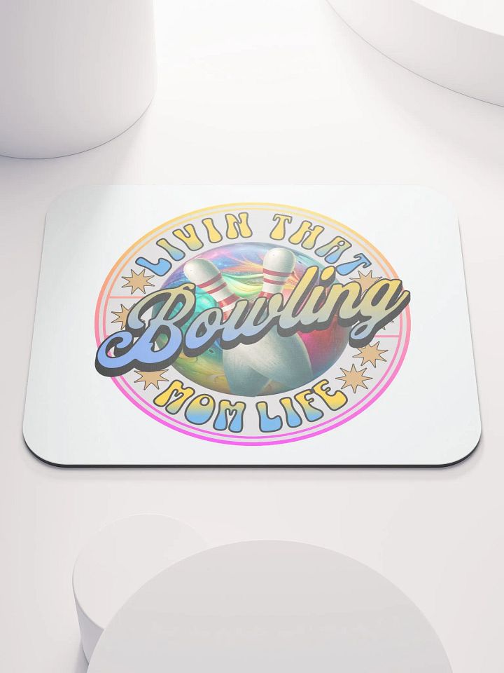 Liven That Bowling Mom Life Mouse Pad product image (1)