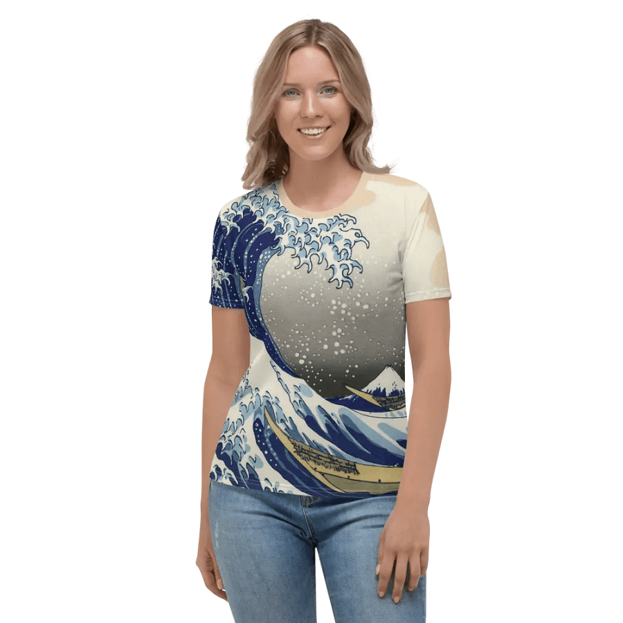 Great Wave Crew Neck T-Shirt product image (1)