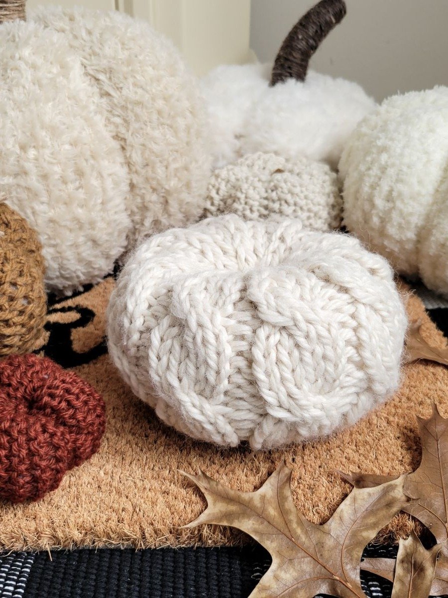 Cable Knit Pumpkin Pattern product image (2)