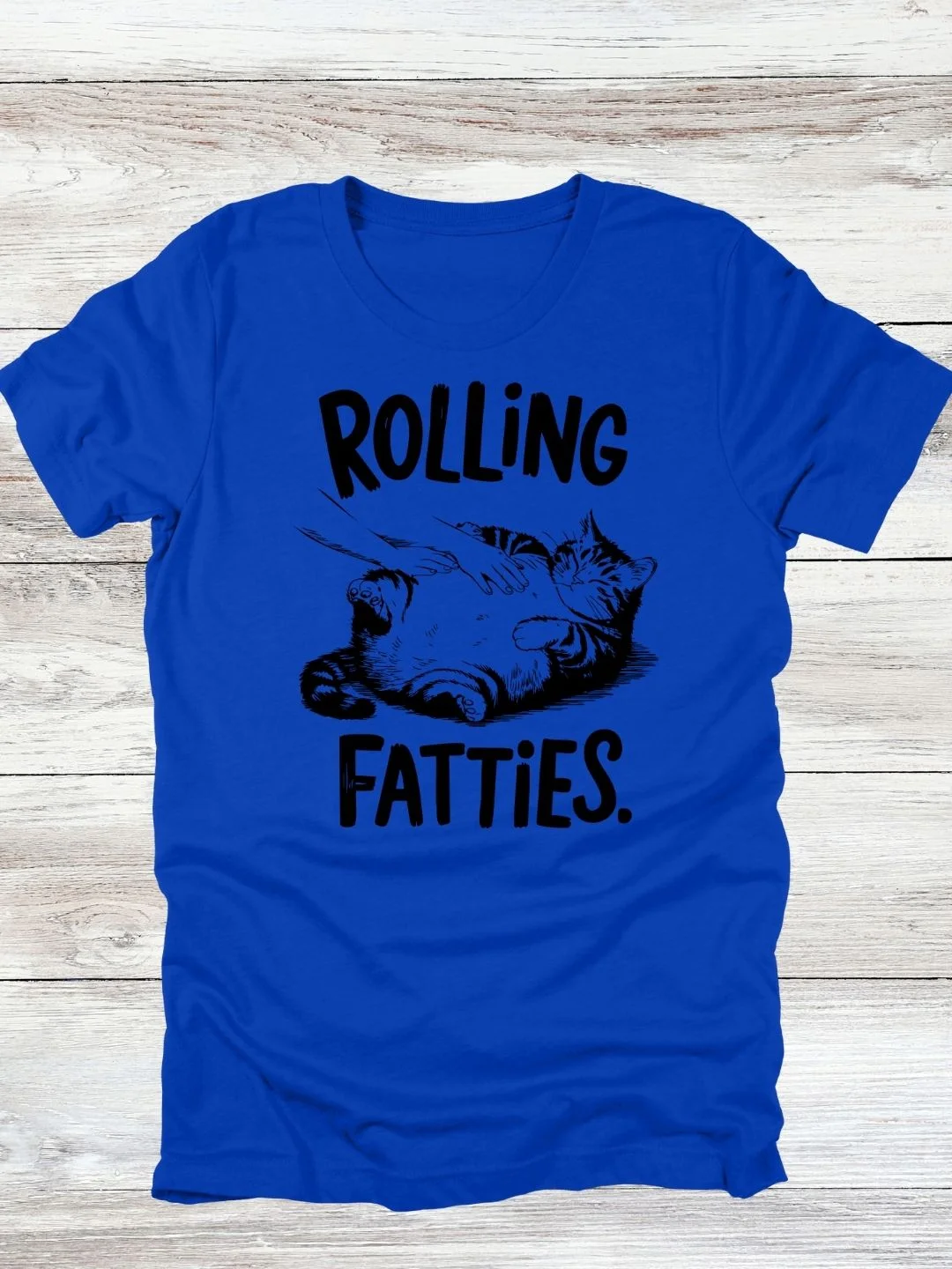 Rolling Fatties Cat T-Shirt product image (1)