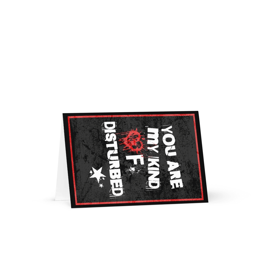 Punk VDay Car - Disturbed Greeting Card product image (1)