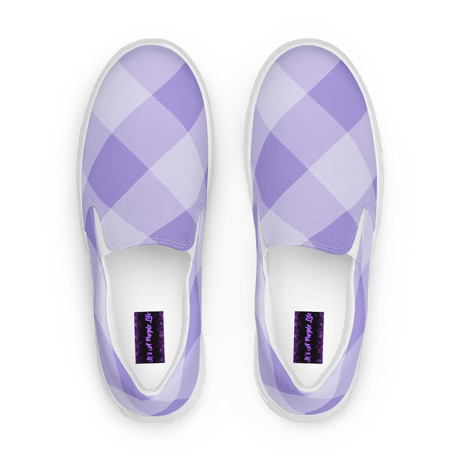 Men's Lavender Diamond Slip-Ons product image (1)