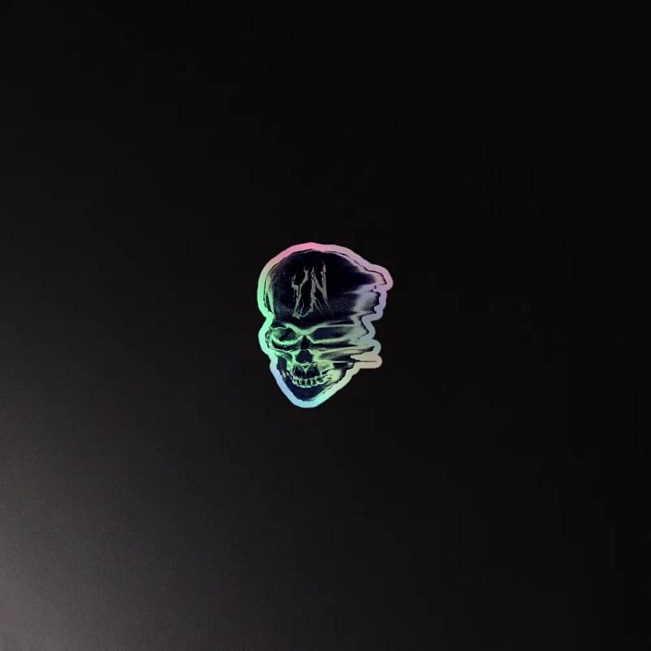 YN Skull Logo Holofoil Sticker product image (2)