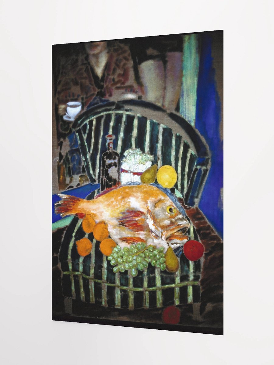 Still Life on Striped Chair (1988) print product image (6)