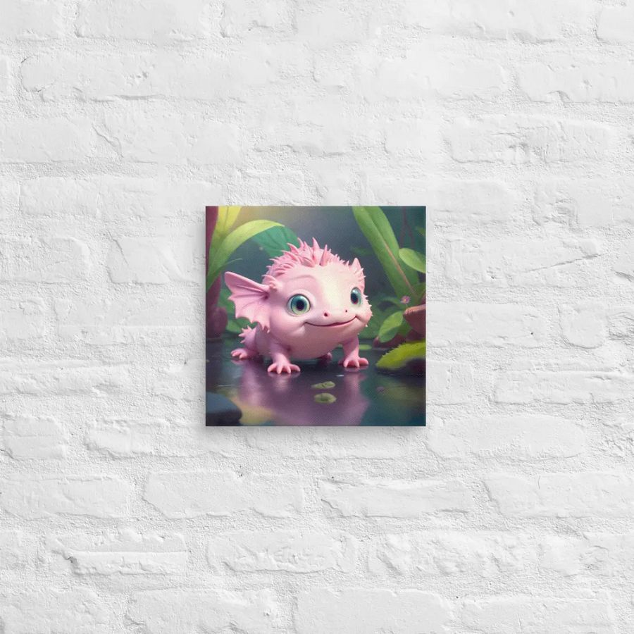 Endangered Species - Mexico - Axolotl Canvas Art product image (12)