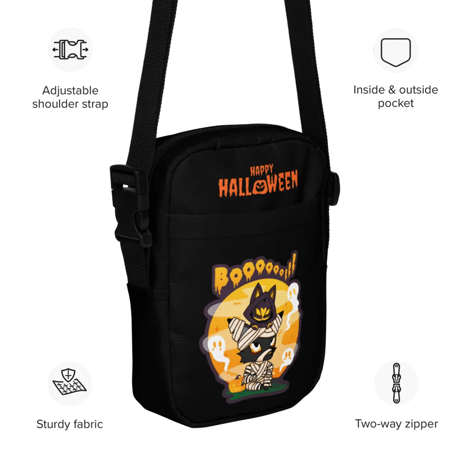 Spooky Pumpkin All-Over Print Crossbody Bag product image (11)