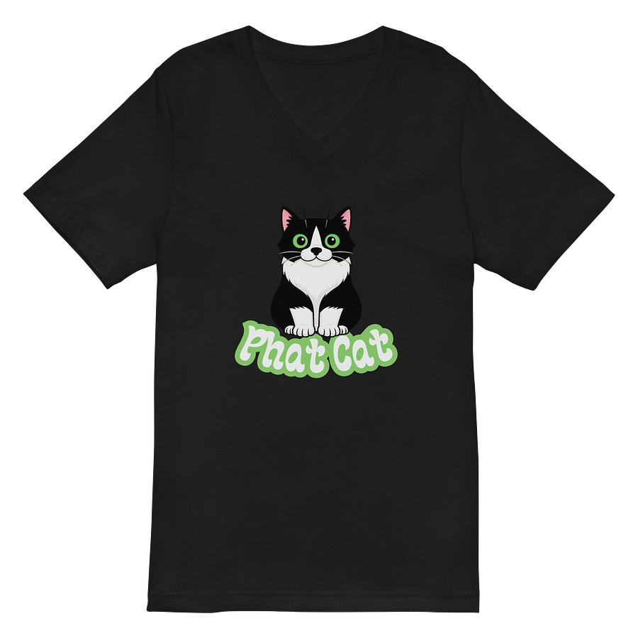 Phat Cat Men's Soft V-Neck (Green) product image (3)