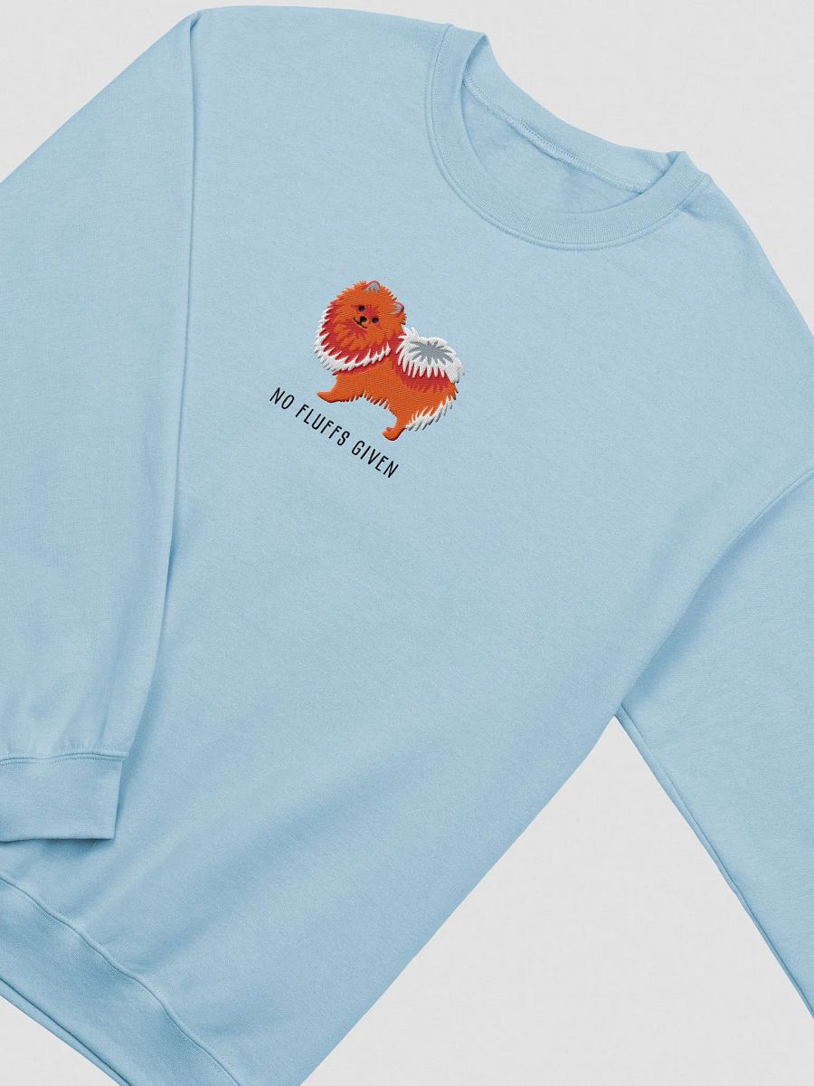 No Fluffs Given Sweatshirt (Embroidered) of a Pomeranian product image (6)