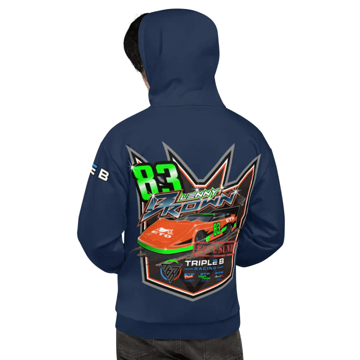Lenny Brown Late Model Hoodie (Navy) product image (1)