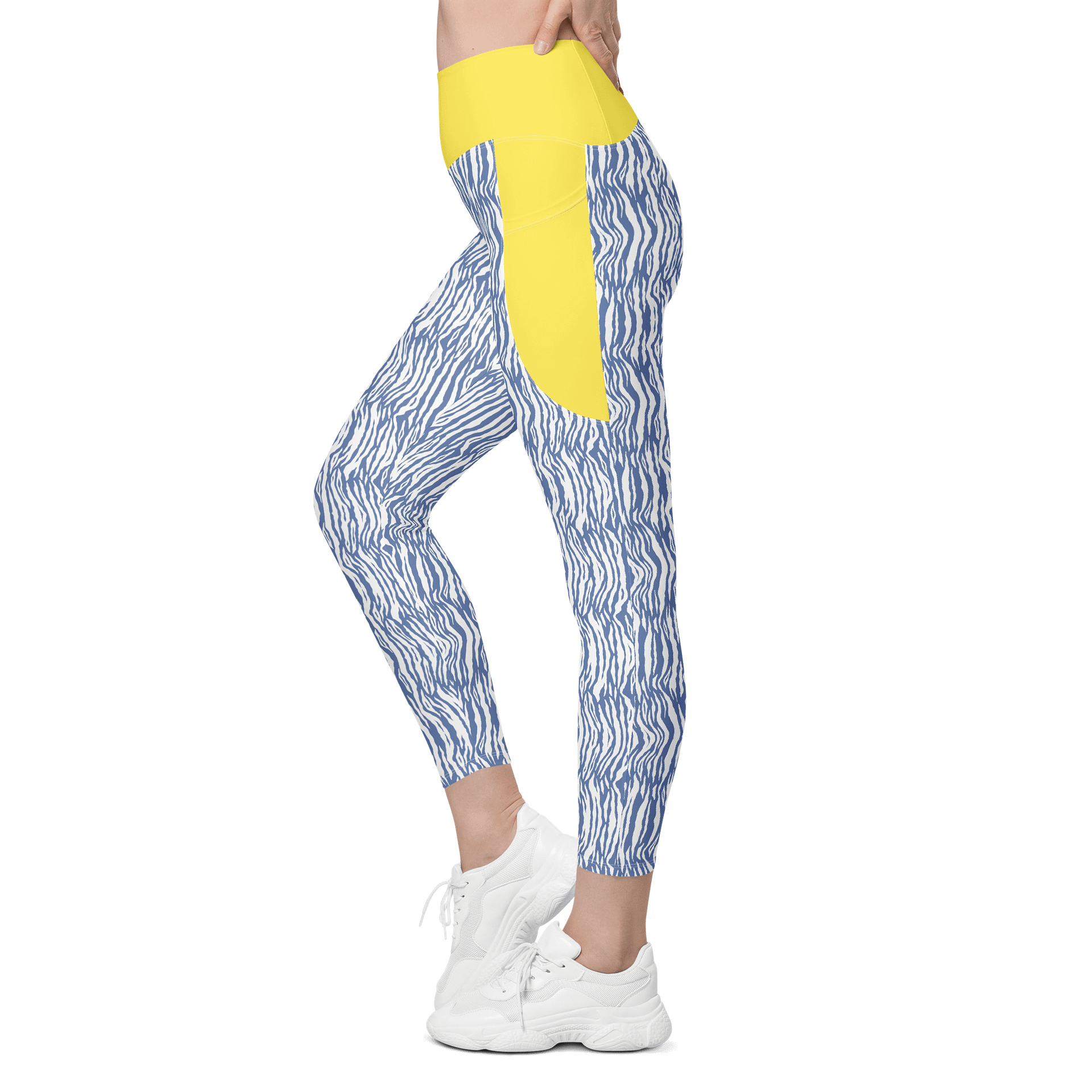 Blue Patterned Leggings product image (7)